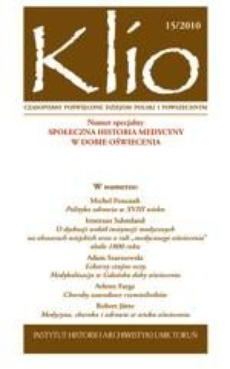 The cover of the book titled: Klio. Czasopismo poświęcone dziejom Polski i powszechnym, nr 15/2011