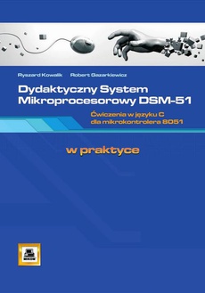 The cover of the book titled: Dydaktyczny System Mikroprocesorowy DSM-51