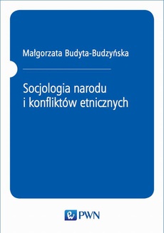 Обложка книги под заглавием:Socjologia narodu i konfliktów etnicznych
