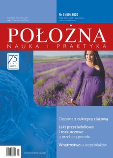 Обложка книги под заглавием:Położna. Nauka i Praktyka 2/2020