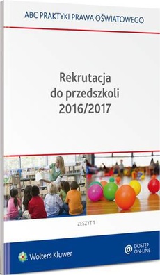 Okładka książki o tytule: Rekrutacja do przedszkoli 2016/2017