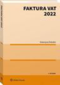 Okładka książki o tytule: Faktura VAT 2022