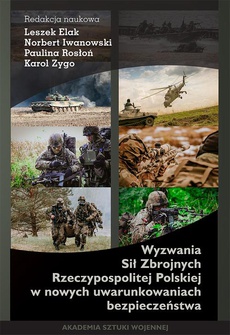 Обложка книги под заглавием:Wyzwania Sił Zbrojnych Rzeczypospolitej Polskiej w nowych warunkach bezpieczeństwa