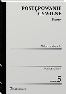 The cover of the book titled: Postępowanie cywilne. Kazusy