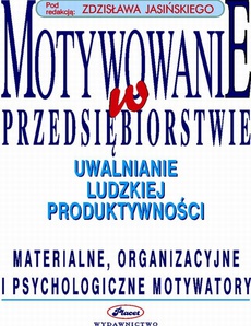 The cover of the book titled: Motywowanie w przedsiębiorstwie