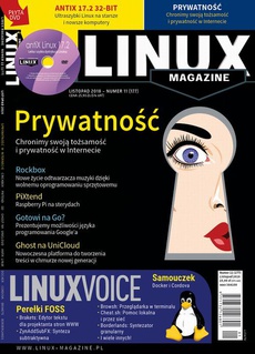 The cover of the book titled: Linux Magazine 11/2018 (177)