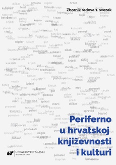 The cover of the book titled: Periferno u hrvatskoj književnosti i kulturi / Peryferie w chorwackiej literaturze i kulturze