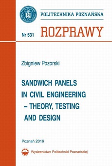 Okładka książki o tytule: Sandwich panels in civil engineering-theory, testing and design
