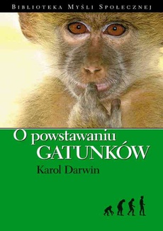Обложка книги под заглавием:O powstawaniu gatunków