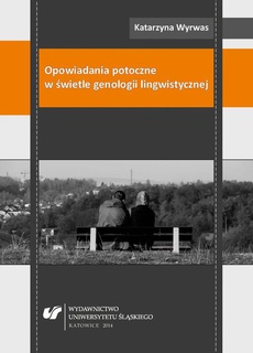 The cover of the book titled: Opowiadania potoczne w świetle genologii lingwistycznej