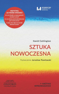 The cover of the book titled: Sztuka nowoczesna