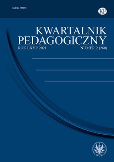 The cover of the book titled: Kwartalnik Pedagogiczny 2021/2 (260)