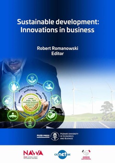The cover of the book titled: Sustainable development: Innovations in business