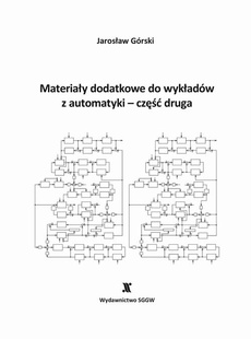 The cover of the book titled: Materiały dodatkowe do wykładów z automatyki - część druga
