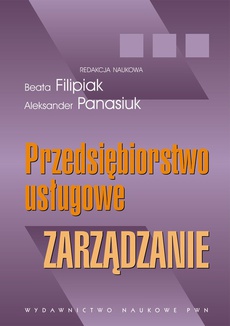 The cover of the book titled: Przedsiębiorstwo usługowe. Zarządzanie