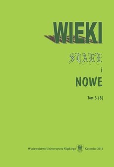 The cover of the book titled: Wieki Stare i Nowe. T. 3 (8)