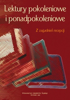 The cover of the book titled: Lektury pokoleniowe i ponadpokoleniowe