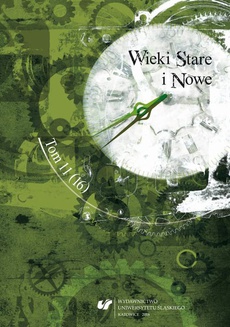 The cover of the book titled: Wieki Stare i Nowe. T. 11 (16)