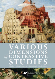 Okładka książki o tytule: Various Dimensions of Contrastive Studies