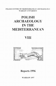 The cover of the book titled: Polish Archaeology in the Mediterranean 8