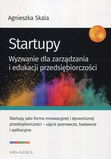 The cover of the book titled: Startupy