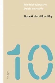 Обложка книги под заглавием:Notatki z lat 1882-1884