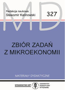 The cover of the book titled: Zbiór zadań z mikroekonomii