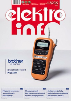 The cover of the book titled: Elektro.Info 1-2/2022