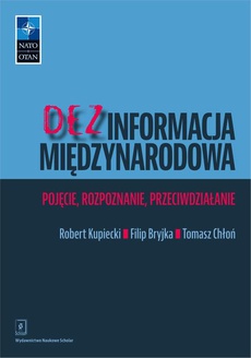 The cover of the book titled: Dezinformacja międzynarodowa