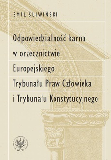 Okładka książki o tytule: Odpowiedzialność karna w orzecznictwie Europejskiego Trybunału Praw Człowieka i Trybunału Konstytucyjnego