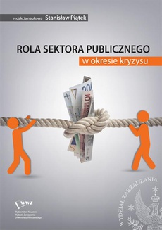 Okładka książki o tytule: Rola sektora publicznego w okresie kryzysu