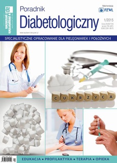 The cover of the book titled: Poradnik Diabetologiczny 1/2015