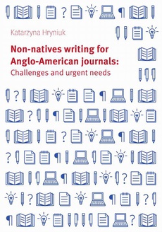 The cover of the book titled: Non-natives writing for Anglo-American journals: Challenges and urgent needs