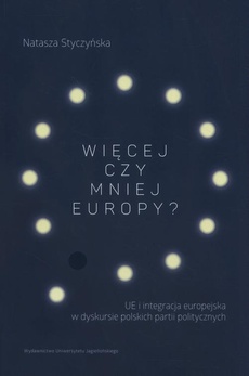 Обложка книги под заглавием:Więcej czy mniej Europy