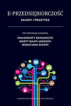 The cover of the book titled: E-przedsiębiorczość. Zasady i praktyka