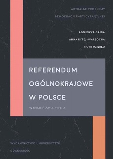 The cover of the book titled: Referendum ogólnokrajowe w Polsce