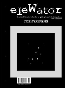 Обкладинка книги з назвою:eleWator 36 (2-4/2021) Eksperyment