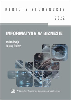 The cover of the book titled: Informatyka w biznesie 2022