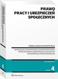 The cover of the book titled: Prawo pracy i ubezpieczeń społecznych