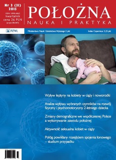 The cover of the book titled: Położna. Nauka i Praktyka 3/2015