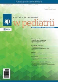 The cover of the book titled: Analiza Przypadków w Pediatrii 1/2017