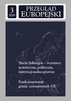 Обложка книги под заглавием:Przegląd Europejski 2018/3