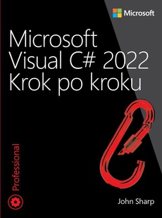 The cover of the book titled: Microsoft Visual C# 2022 Krok po kroku
