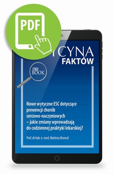 The cover of the book titled: Nowe wytyczne ESC dotyczące prewencji chorób sercowo-naczyniowych – jakie zmiany wprowadzają do codziennej praktyki lekarskiej?