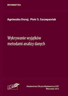The cover of the book titled: Wykrywanie wyjątków metodami analizy danych