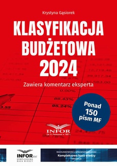 The cover of the book titled: Klasyfikacja Budżetowa 2024