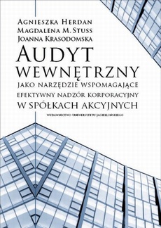 The cover of the book titled: Audyt wewnętrzny jako narzędzie wspomagające efektywny nadzór korporacyjny