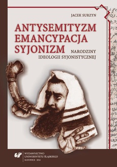 Обложка книги под заглавием:Antysemityzm, emancypacja, syjonizm
