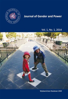 Okładka książki o tytule: Journal of Gender and Power Vol. 1, No. 1, 2014