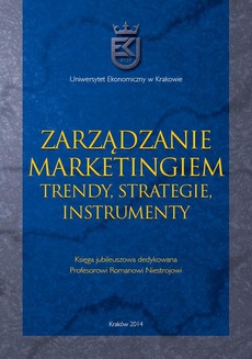 The cover of the book titled: Zarządzanie marketingiem. Trendy, strategie, instrumenty